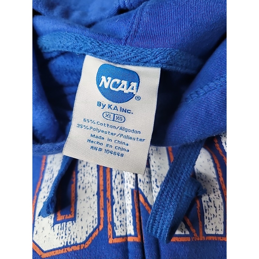 NCAA UF Florida Gators Hoodie Full Zip Sweatshirt Mens XL Blue Orange Y2K - Picture 9 of 10